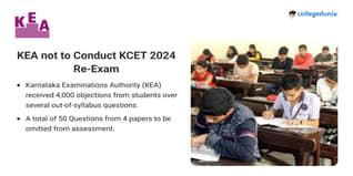 KCET 2024 Re-Exam Dropped; Out of Syllabus Questions not to be Evaluated